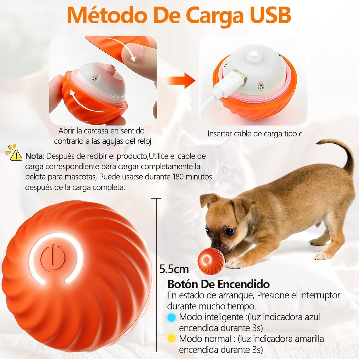 Un juguete que lo mantiene activo y feliz.