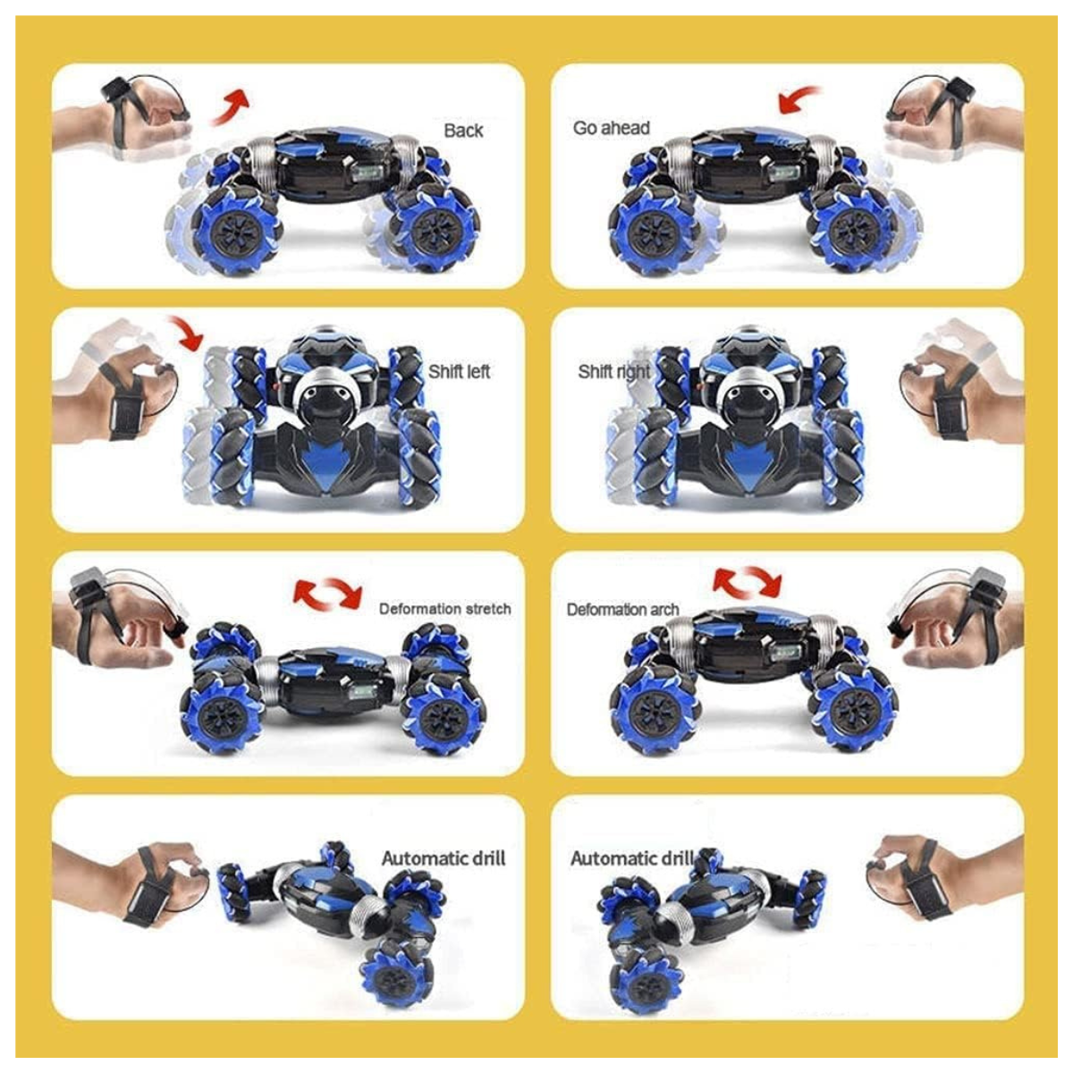 AUTO CONTROL REMOTO CON 1 MANO