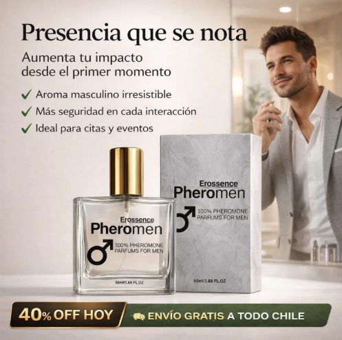 Fragancia Masculina con Feromonas – Refuerza tu presencia – Potencia tu atractivo natural en cada interacción