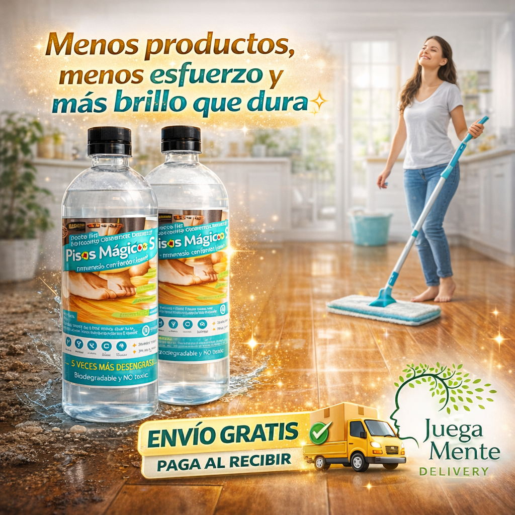 ¿PISOS MANCHADOS? CON ESTE LIMPIADOR DE PISOS LO DEJAS IMPECABLE SIN ESFUERZO