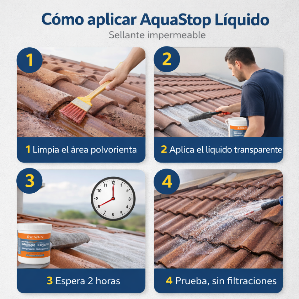 AquaStop Líquido 300 ml - Tú tranquilidad ante las filtraciones