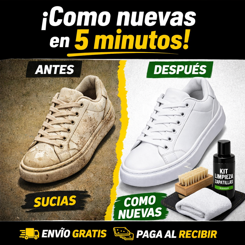 Kit De Limpieza Zapatillas Cepillos - No compres otras nuevas