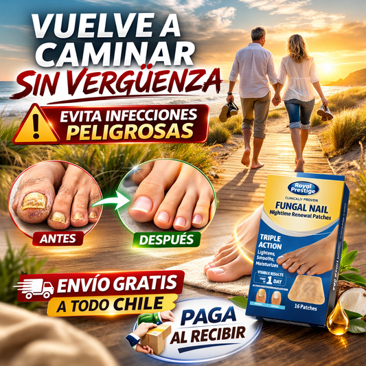 PARCHES ANTI HONGO DE UÑAS - VUELVE A MIRAR TUS PIES CON COMODIDAD