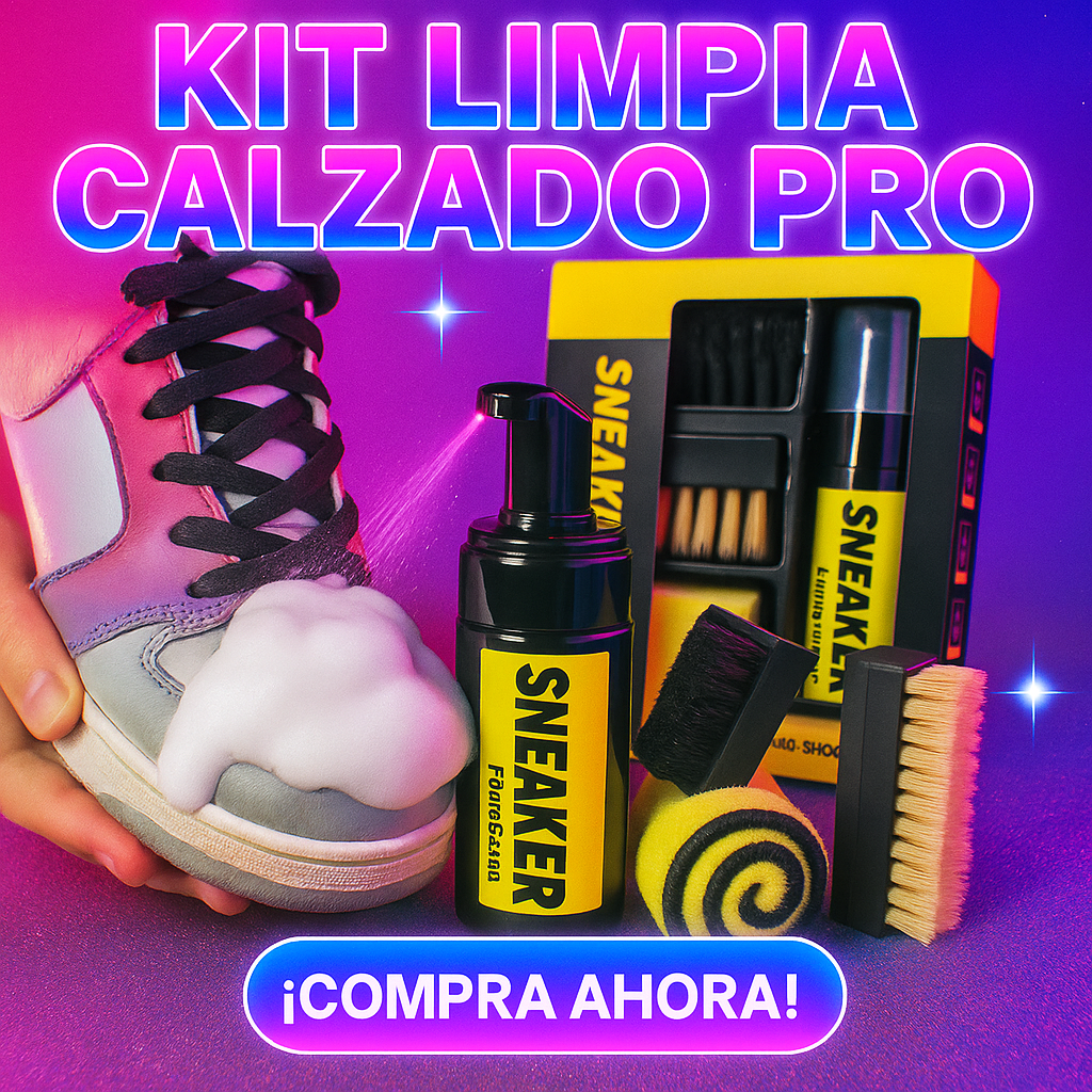 Kit De Limpieza Zapatillas Cepillos - No compres otras nuevas