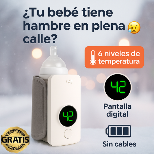 Calentador Portátil de Mamaderas Recarga